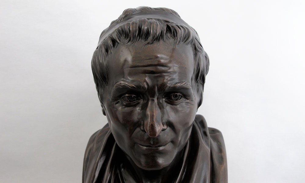 Rousseau-Büste von Jean-Antoine Houdon, 1780, Liebieghaus Skulpturensammlung Frankfurt am Main