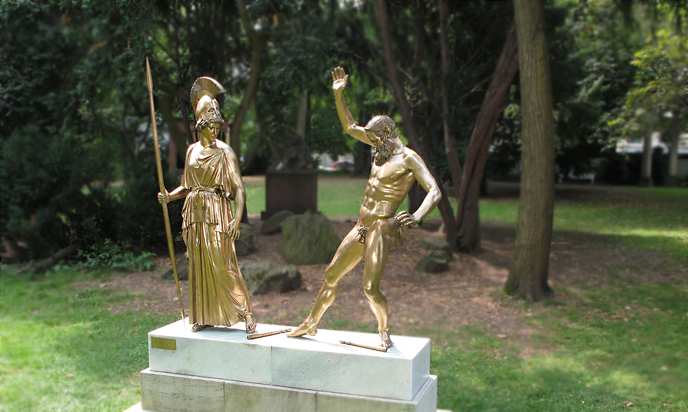 Marsyas-Athene-Gruppe, 1982, Liebieghaus Skulpturensammlung, Frankfurt/M